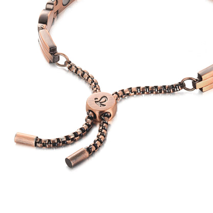 Rainso Spots Copper Bracelet For Women Healing Magnetic Bracelet Viking Arthritis Sleep Aid Adjust Chain 4in1 Bio Energy Jewelry