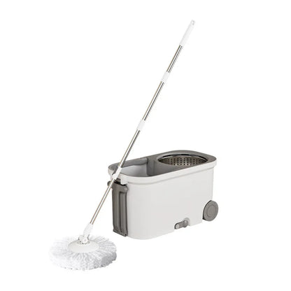 Household spin mop and bucket with wheels, mops floor cleaning