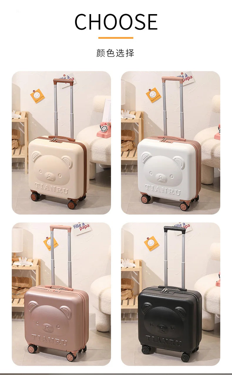 2023 New Cartoon Travel Suitcase with Hand bag 20 inch Girls Trolley Bag Fashion Women Suitcase Rolling Luggage set