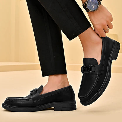 Handmade Casual Loafers Breathable Male Driving Flats Hot Sale Man Platform Business Shoes Genuine Leather Men's Slip on Shoes