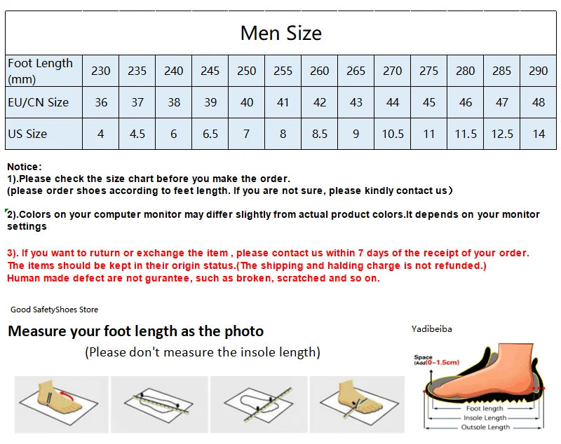 Steel Toe Safety Shoes for Men Women Lightweight Work Sneakers Puncture Proof Work Shoes Unisex Coustruction Safety Work Boots