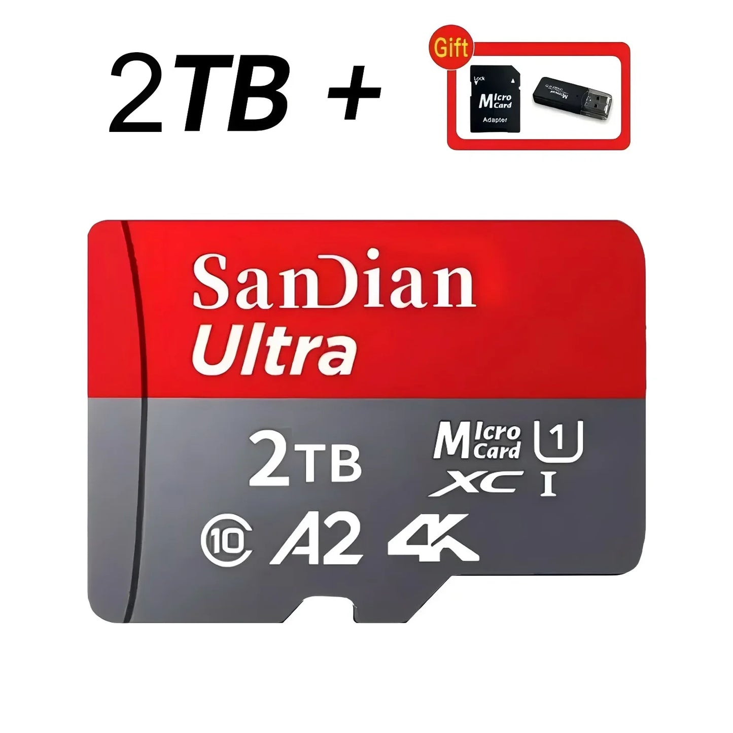 Original 1TB High-Speed Memory Cards Class10 Micro TF/SD Card 512GB SD Memory Cards 256GB TF Flash Card for Smartphone/Laptop/PC