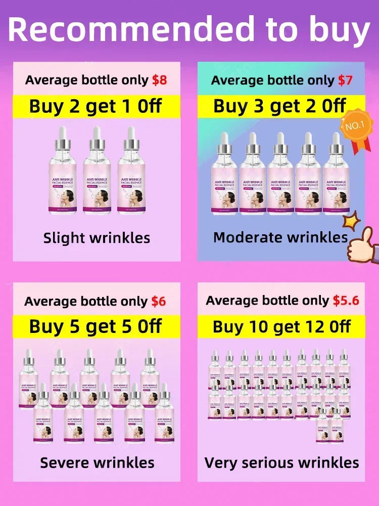 Moisturizing Facial Essence Anti-wrinkle Facial Serum To Remove Fine Lines Around The Eyes Feet Neck Wrinkles Serum Facial