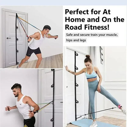 Upgrade Door Anchor Strap for Resistance Bands Exercises Anchor Gym Attachment for Home Fitness Portable Door Band Resistance