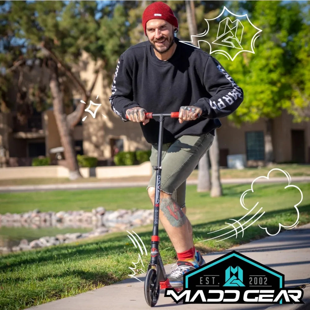 New Madd Gear Kruzer 200mm Commuter Scooter - Easy Folding - Height Adjustable for Teens & Adults 2024