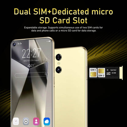 S25 Ultra New smartphone 5G 7.3-inch high-definition Android 14 Snapdragon 8gen3 10core dual SIM phone 7800mAh unlocking phone - MarvelouStoree