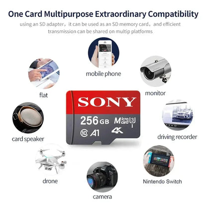 1TB SONY Ultra Micro SD/TF Flash Memory Card 128GB 256GB 1TB 512GB Micro SD Card 32 64 128 GB MicroSD Dropshipping For Phone