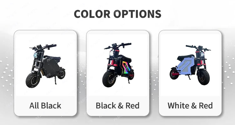 72V Electric Hyper Scooter Motorcycle 10000 Watt Bike Fast Fat Wheele 5000W 52V 50MPH 120 KMH Off Road Mopeds Escooter for Adult