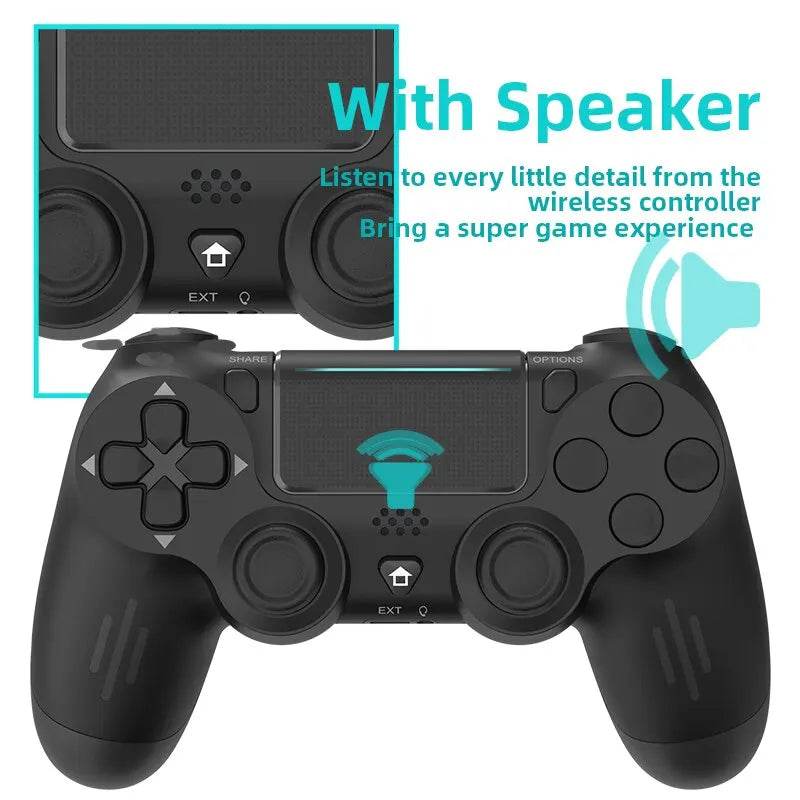 DATA FROG Bluetooth-Compatible Game Controller for PS4/Slim/Pro Wireless Gamepad For PC Dual Vibration Joystick For IOS/Android - MarvelouStoree