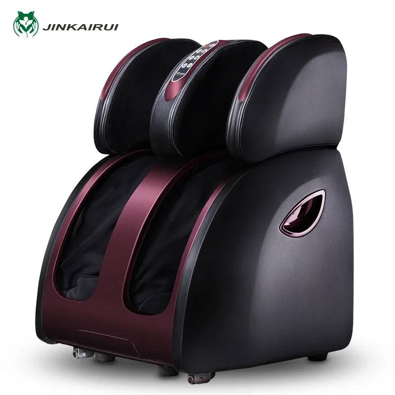 JinKaiRui Household Electric Foot Massager Circulation Massage Airbags Heat Leg Machine Massj Reflexology Health Care Massage