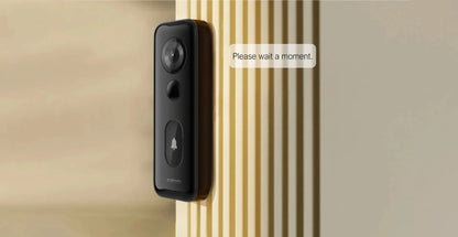 Global Version Xiaomi Smart Doorbell 3S 180° Wide View WiFi Wireless Camera 2K Night Vision IP65 Alexa Google Voice Assistant