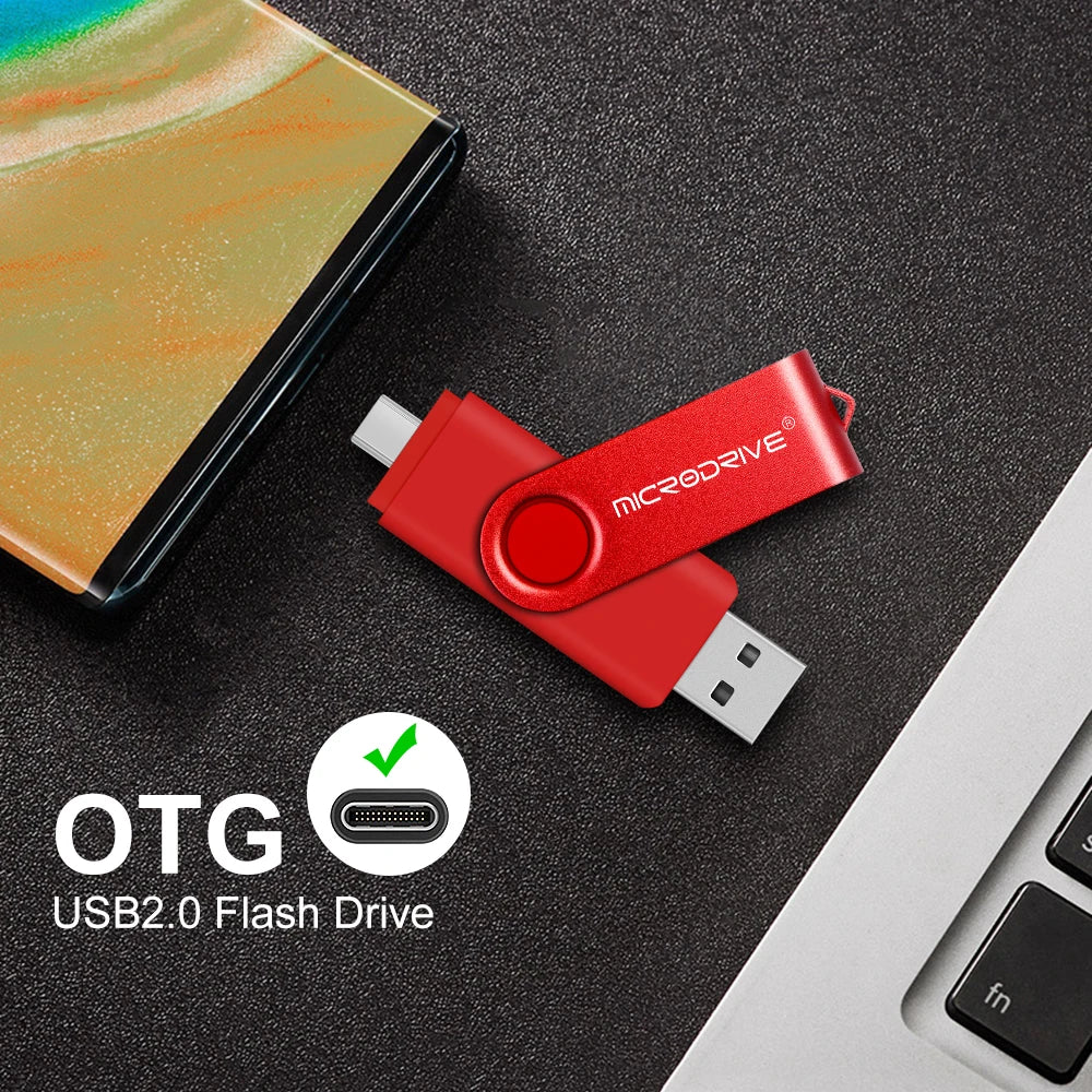 Multifunctional OTG 2 IN 1 type-c USB Flash Drive pendrive 128GB cle usb флэш-накопител stick 32/64 GB Pen Drive for phone