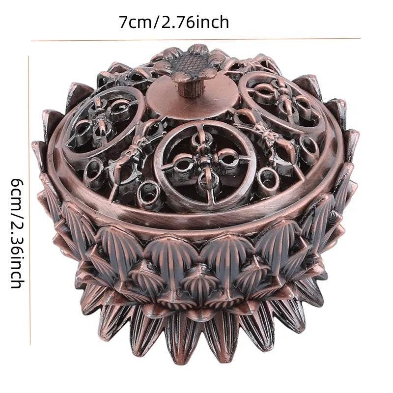 Classical Antique Three Legged Incense Burner Household Indoor Decorative Zen Sandalwood Carving Incense Burner High Quality - MarvelouStoree