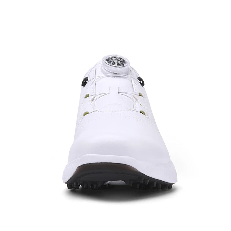 Men Professional Golf Shoes Spikes Golf Sneakers Black White Mens Golf Trainers Big Size Golf Shoes for Men