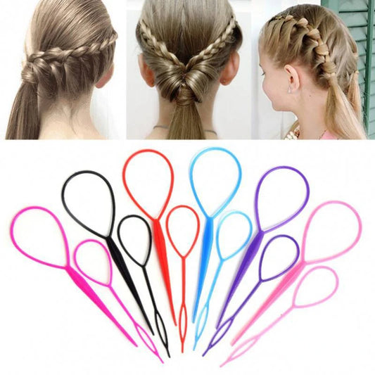 2Pcs Pulling Pin Hair Curling Ball Head Hair Curler Pattern Curly Hair Tool Braided Needle Hair Curler Set Hair Needle бигуди