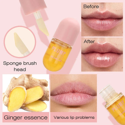 Long Lasting Lip Plumper Oil Instant Volumising Enhancer Lip Serum Collagen Lips Volume Lipgloss Sexy Cosmetic Volume Increases