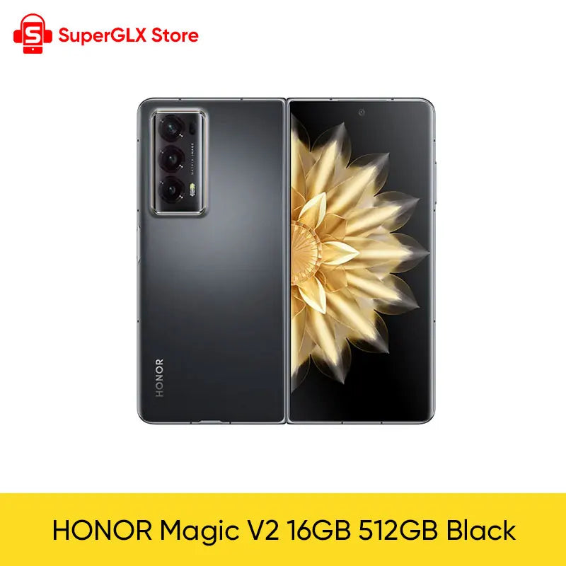 Global Version Honor Magic V2 5G Foldable LTPO OLED 120Hz Display 7.92" 50MP Rear Cameras Snapdragon 8+ Gen 2 5000mAh 66W NFC