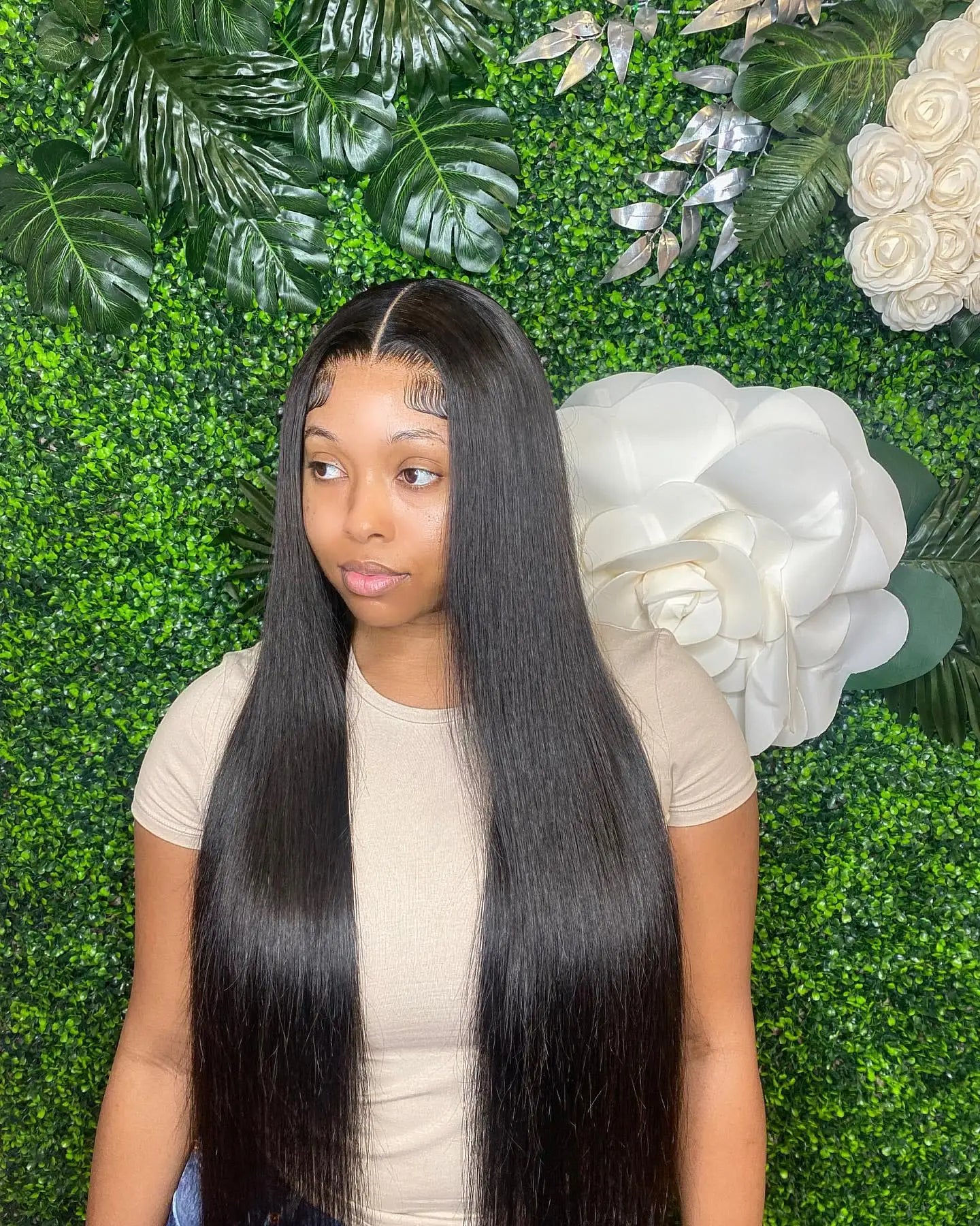 Pre Cut Glueless Wigs Human Hair Ready To Wear And Go Preplucked Straight 13x6 HD Lace Frontal Wig Human Hair For Women 100% 200