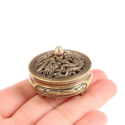 1Pcs Alloy Incense Stick Burner Home Office Decoration House Furnishings Lotus Incense Censer Unique Sandalwood