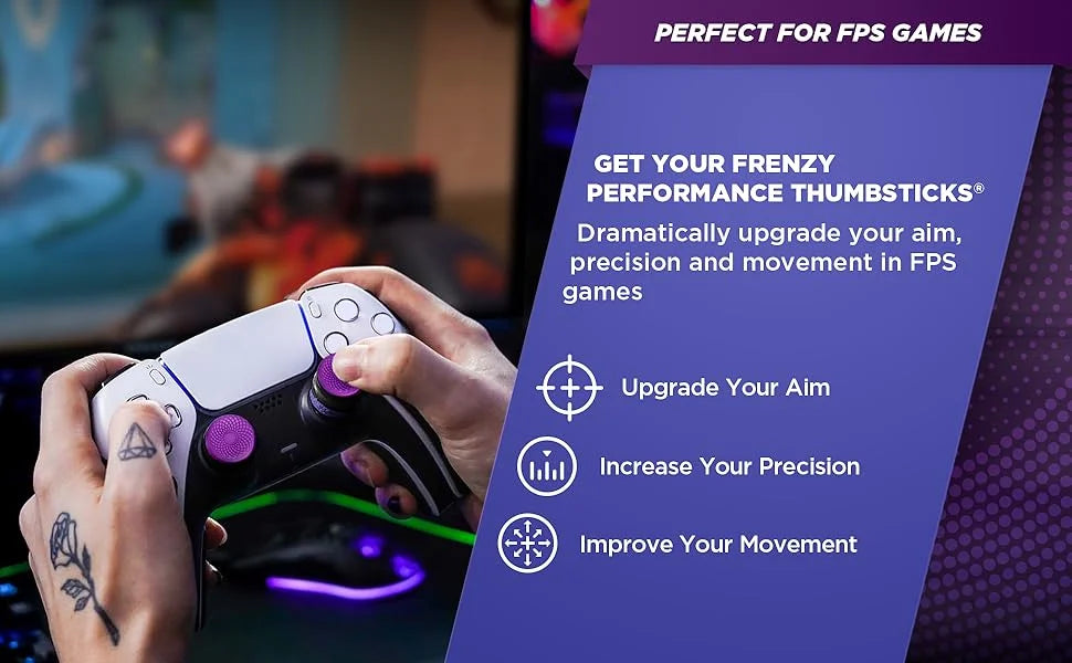 New style FPS Freek Galaxy for Playstation PS5 High-Rise Analog Stick PS4 Performance Command Stick Game Joystick Controller