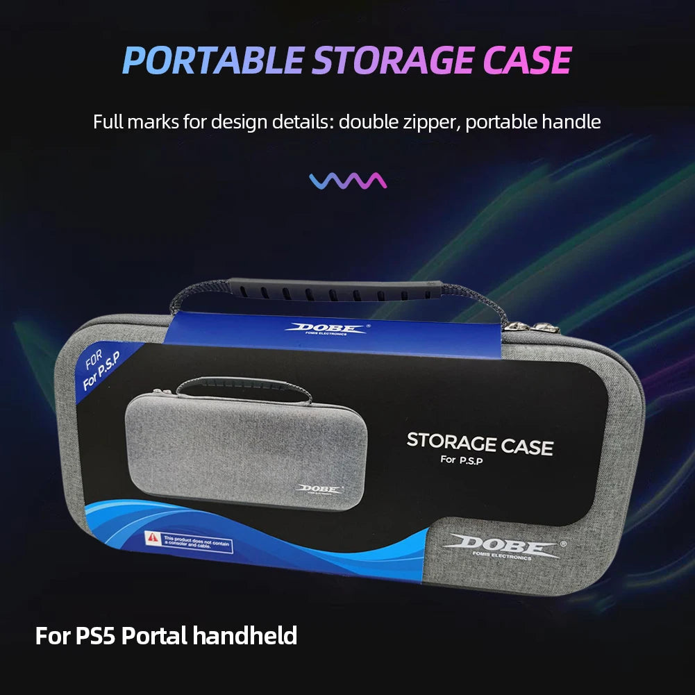 EVA Bag for PS5 Portal Travel Carrying Case Bag Protective Storage Bag for PS Portal for Sony PS5 PlayStation5 Portal Accessory