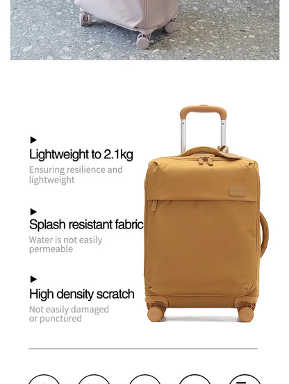 SUSHIMU High-quality Suitcase Oxford Cloth Trolley Case Shoulder Bag Multifunctional Boarding Box Rolling Luggage