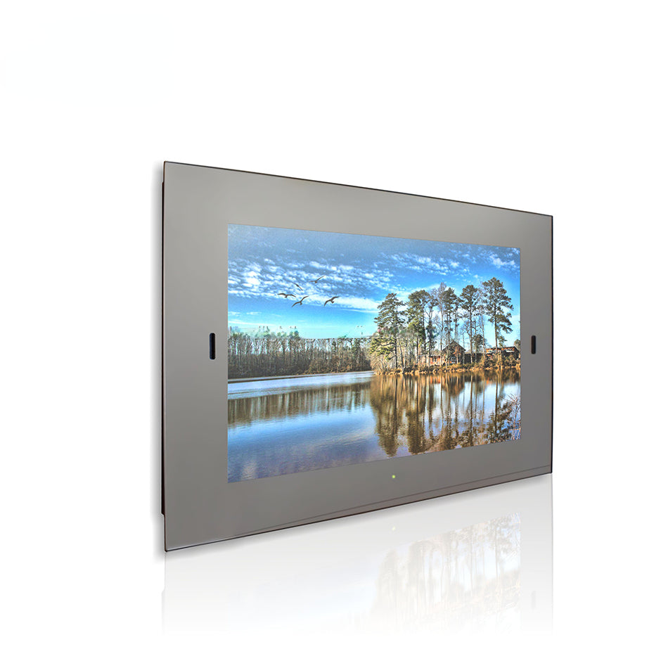 IP 65 Waterproof hotel project Bathroom LED/LCD TV Mirror LED smart mirror TV frameless mirror screen for hidden TV advertising