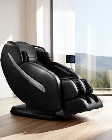 Massage Chair Recliner with Smart Acupoint Scanning, Thai Stretch, Zero Gravity, Blue - MarvelouStoree