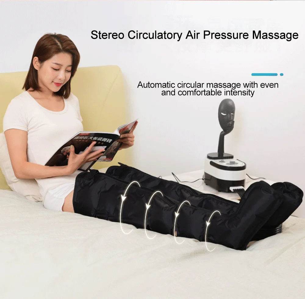 Thigh Air Compression Pressure Massager,Relieve Varicose Veins,Promote Blood Circulation,Relieve Thrombus,Leg Massager Machine - MarvelouStoree