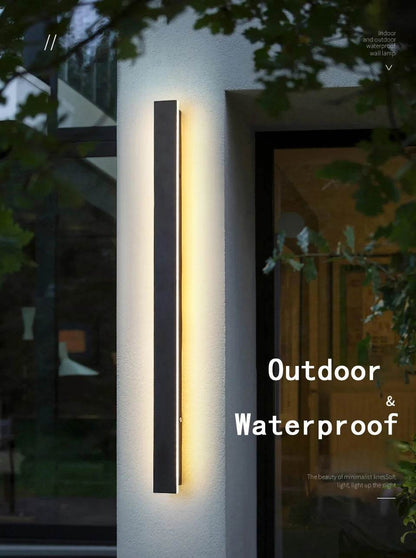 Long Wall Light Outdoor Lighting Waterproof Ip65LED Garden Country Villa Balcony Light Lnterior Wall Bedroom Living Room Light - MarvelouStoree