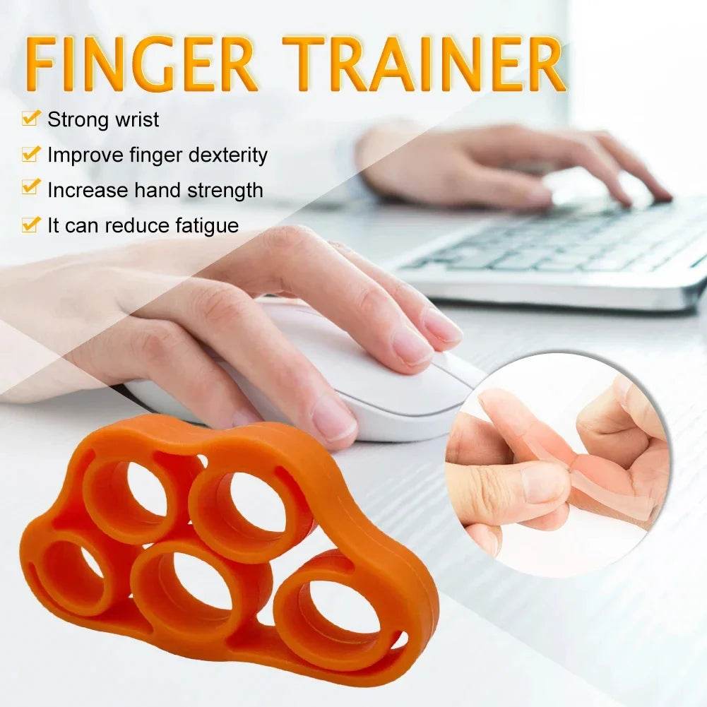 1Pcs 5 Pinch Carpal Expanders Exerciser Wrist Stretcher Finger Gripper Expander Strength Trainer Exercise Silicone Hand