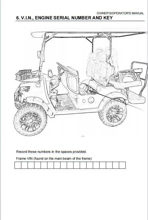 Best Selling Off-Road Electric Golf Cart User Manual - MarvelouStoree