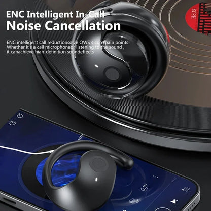 Language Translator Headphones Bluetooth-Compatible 5.0 Noise Cancelling Wireless Open-Ear Headphones for Professionals