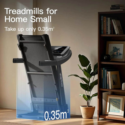 Home Auto Folding 3 Level Incline Treadmill with Pulse Sensors, 3.0 HP Quiet Brushless, 8.7 MPH, 300 lbs Capacity - MarvelouStoree