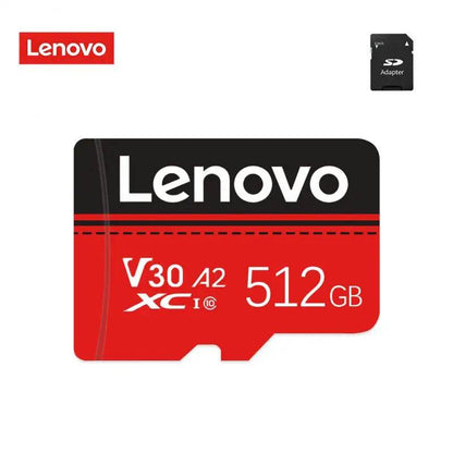 Lenovo Micro TF SD Card Blue Memory Card With SD Adapte 64gb Micro Card 128GB C10 A2 U3 TF Flash Cards 512GB Cartao De Memoria - MarvelouStoree