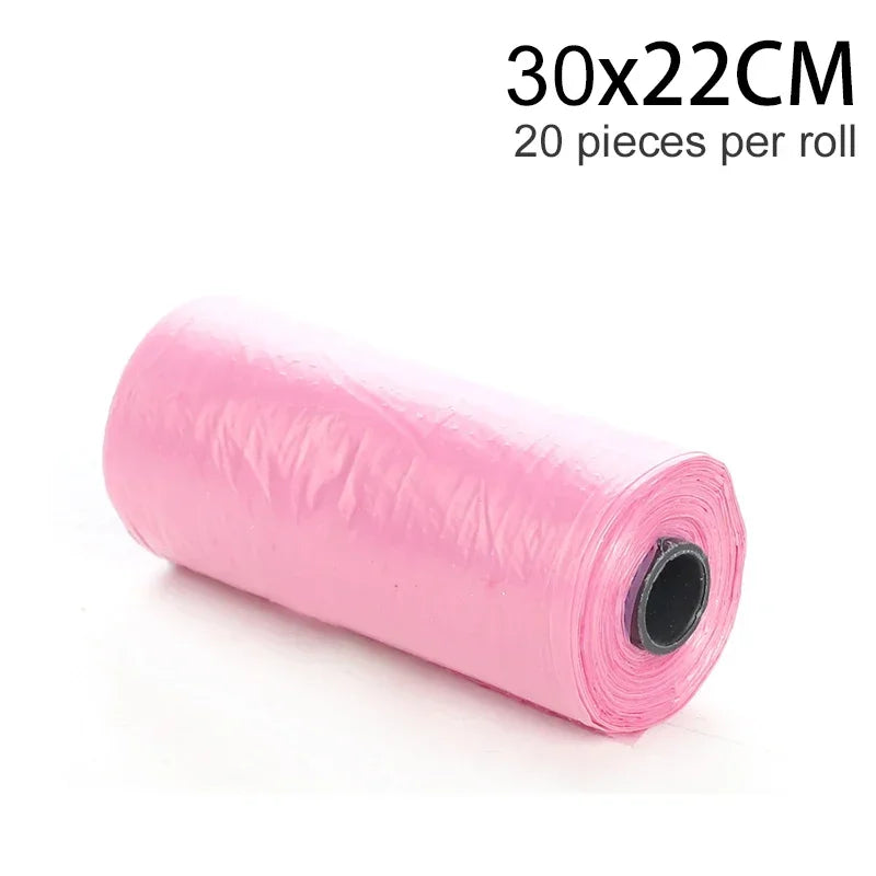 5 Rolls 100Pcs Garbage Bags Disposable Trash Bags Big Waste Bag Kitchen Storage Garbage Bags Home Cleaning Waste Bag Plastic Bag