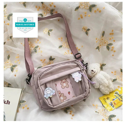 New Kawaii Bag Girls 2024 New JK Transparent Bag Small Crossbody Bag For Women Purses and Handbags Shoulder Bag Itabag Bolso