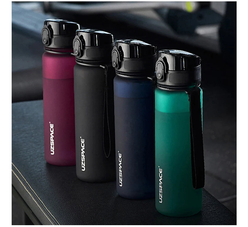 Hot Sale 500/1000ML Sports Water Bottle Shaker Outdoor Travel Portable Leakproof Drinkware Tritan Plastic Drink Bottle BPA Free