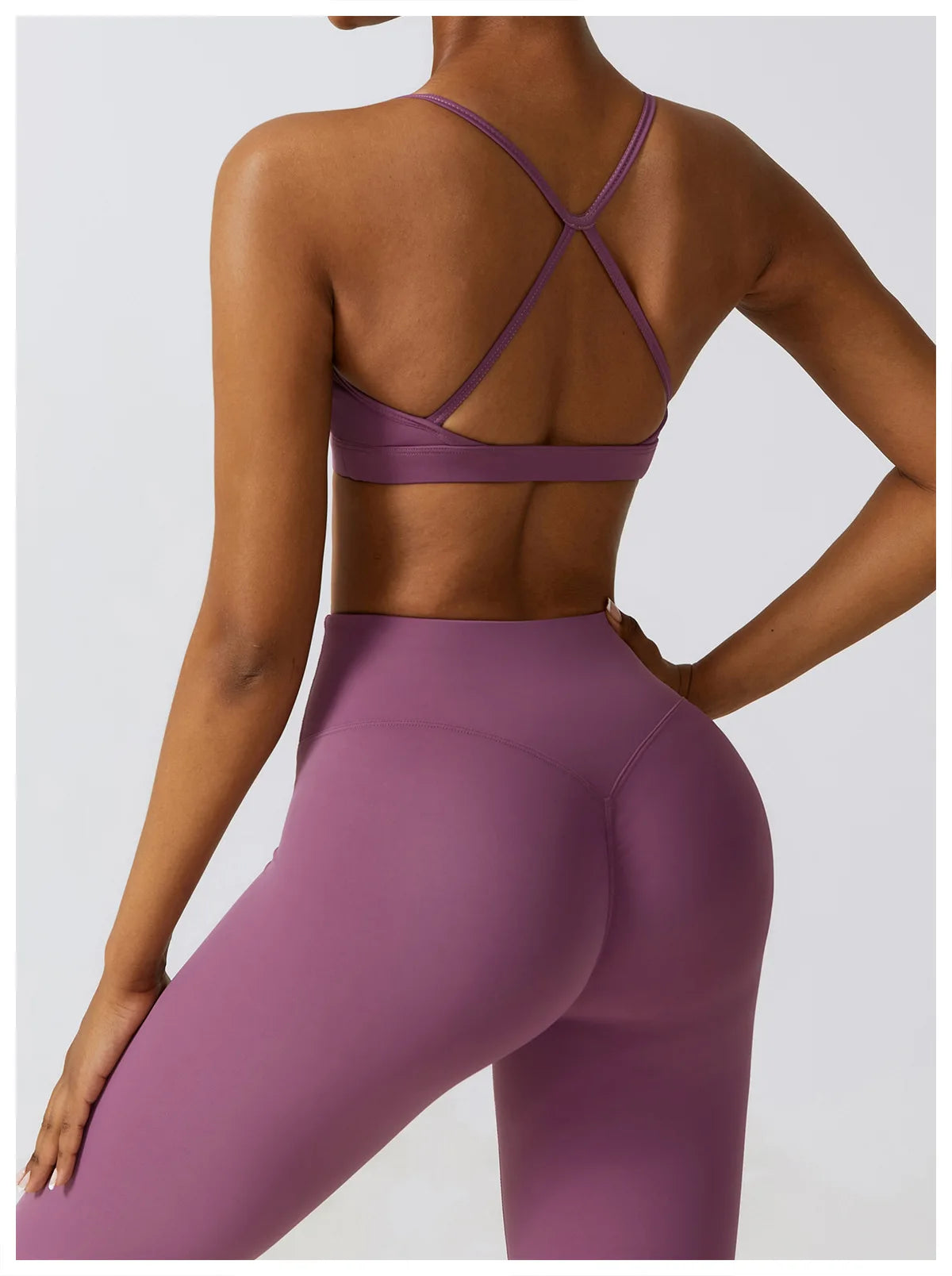 Sportswear Yoga Set Women's Workout Clothes Athletic Wear Sports Gym Legging Seamless Fitness Bra Crop Top Long Sleeve Yoga Suit