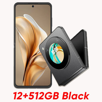 Global Version Nubia Flip 5G Foldable Design Smartphone Android 6.9" 120Hz OLED Folded Screen 50MP AI Dual Camera 33W Charging