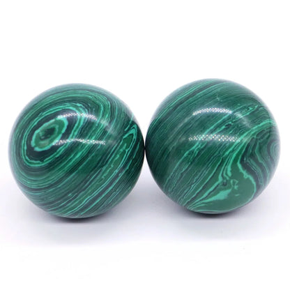 40MM Natural Crystal Round Ball Globe Malachite Turquoise Quartz Sphere Fengshui Wicca Chakra Massage Gemstone Home Decor Gift