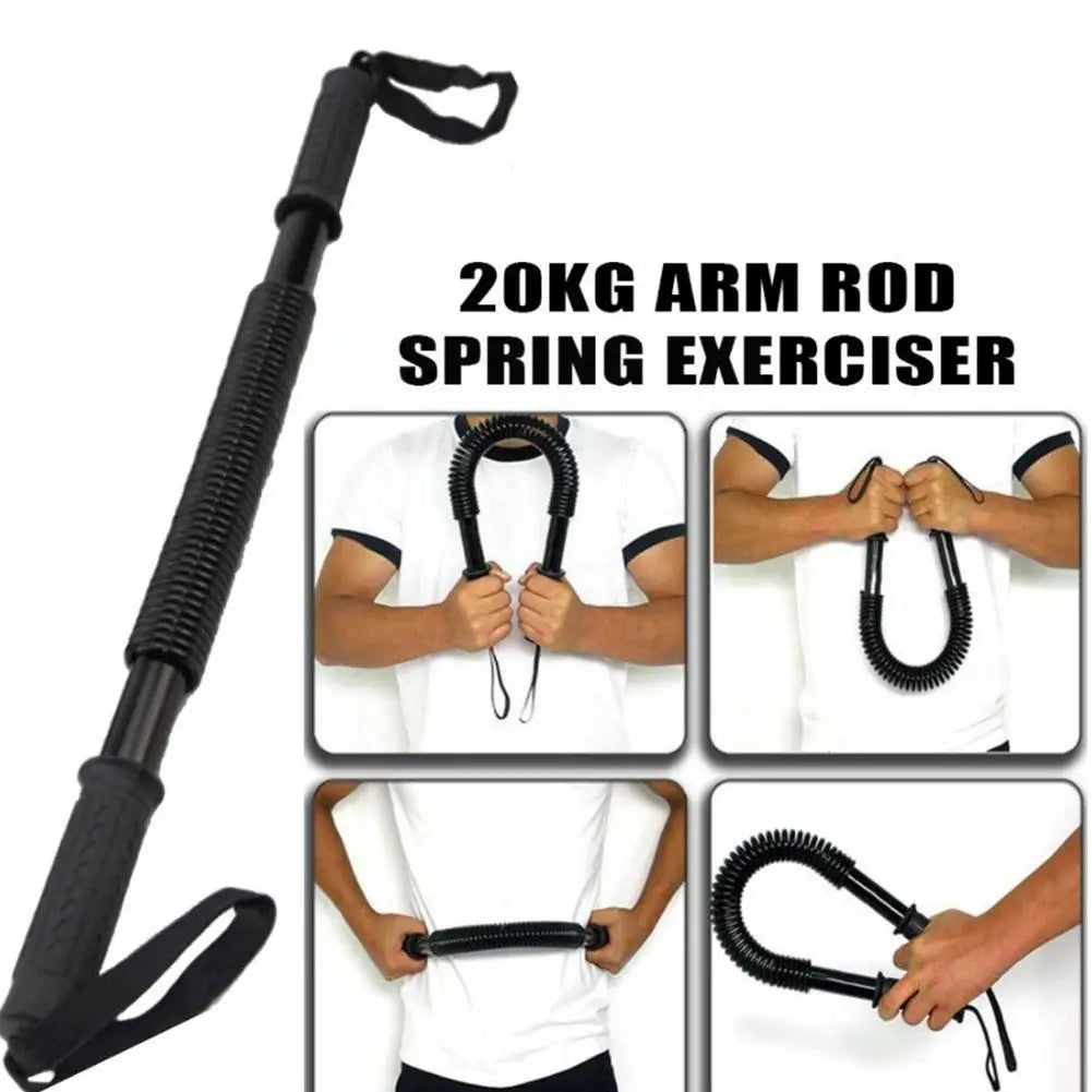 Arm Chest Strength Training Spring Power Twister Bar Adult Office Fitness Exercise Men Tools Hosue Unisex Sport Developer 2 E8O4