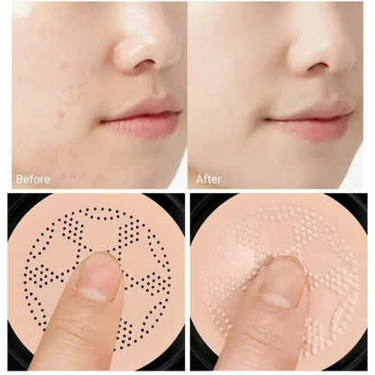 2pcs BB Cream Mushroom Head Air Cushion Powder Puff Moisturizing Brightening Foundation Concealer CC Cream Base Makeup Cosmetics