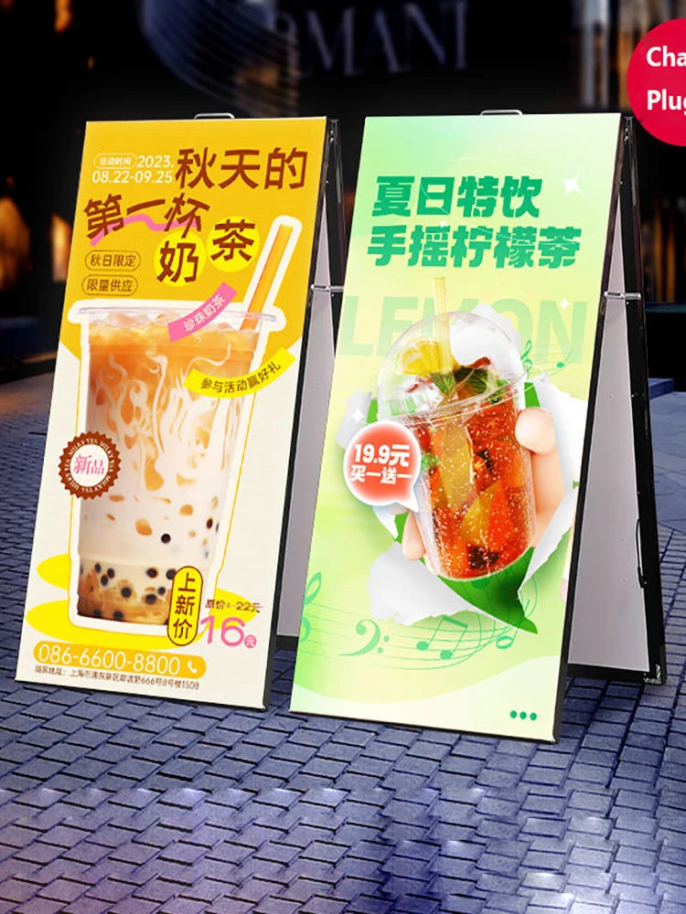 New Ultra-thin LED Light Box Luminous Poster Display LED Backlit Menu Board for Restaurant Cafe Shop Billboard Grill Price List