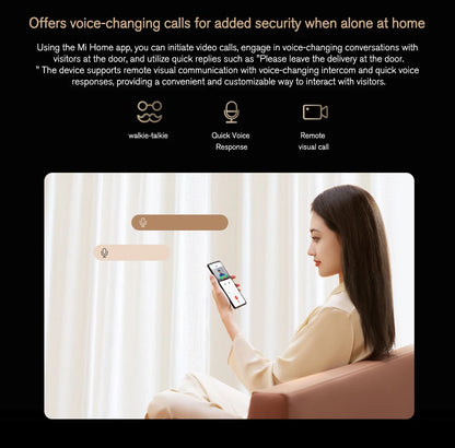 Xiaomi Smart Cat's Eye 1S Security Protection 5-inch IPS Screen Video Doorbell 1080P Camera HD Night Vision WiFi App Alarm