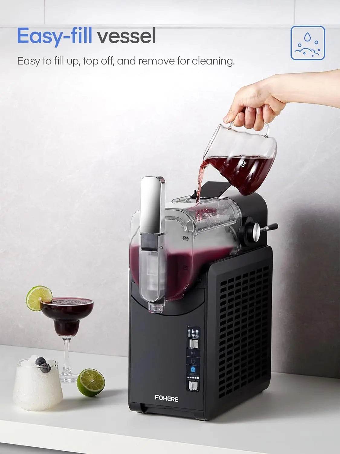 Machine with Quick-freeze Technology, Drink & Slushy Machine - MarvelouStoree