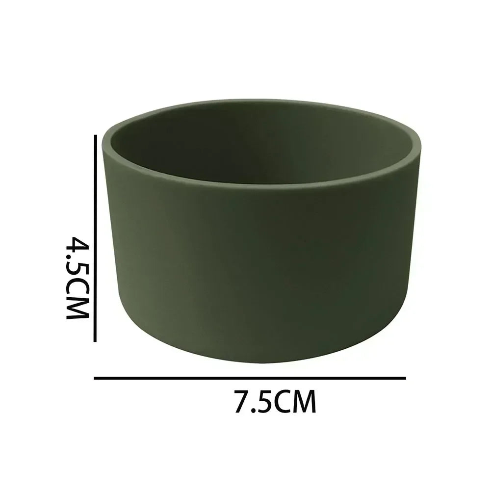 7.5/9cm Silicone Boot For 40oz  Coffee Tumbler Ice Flow Flip 32-40oz Bottle Cover Bottom Sleeve Cover