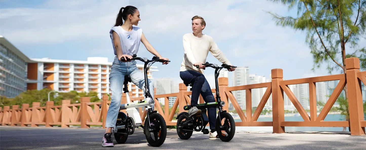 U1 Electric Bike for Adults 500W Motor, 20 mph Folding , 14" Adults Electric Bicycles with Smart Uphill, 280.8Wh