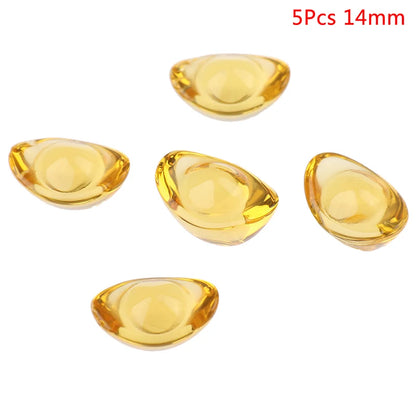 3/5/12pcs Feng Shui Auspicious Lucky Money Mascot Plastic/crystal Crafts Gold Ingot Decoration Crafts