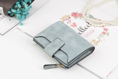 2024 Leather Women Wallet Hasp Small and Slim Coin Pocket Purse Women Wallets Cards Holders Luxury Brand Wallets Designer Purse